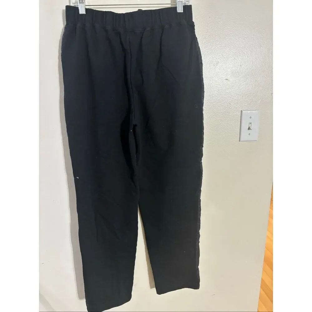 Alo Yoga Quilted Side Black Jogger Leggings Women's Medium